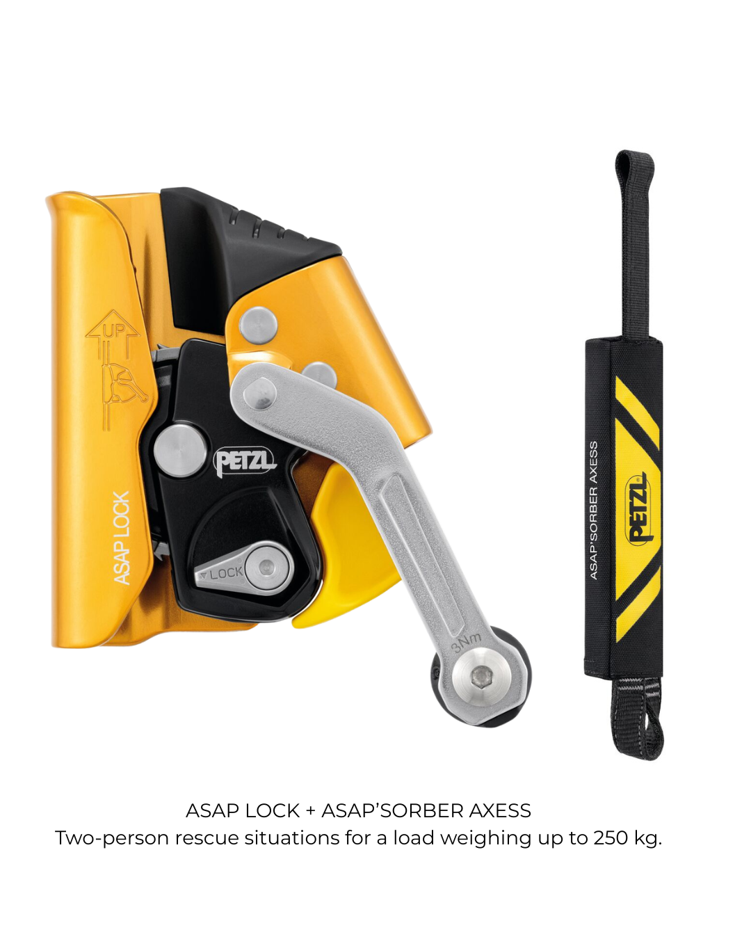Petzl ASAP LOCK + ASAP'sorber AXESS