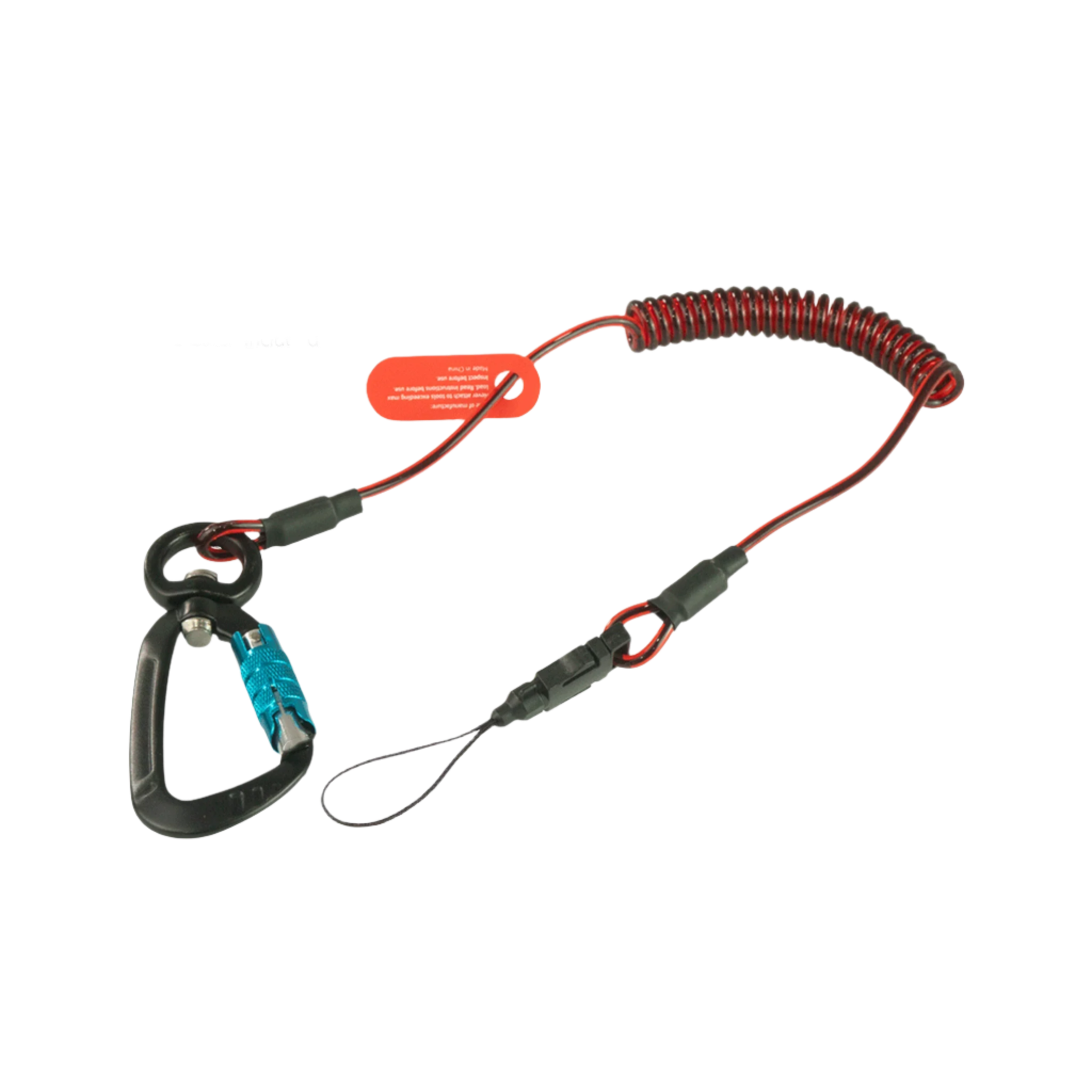 GRIPPS® Coil E-Tether With Dual-Locking Carabiner - 0.5kg / 1.1lb