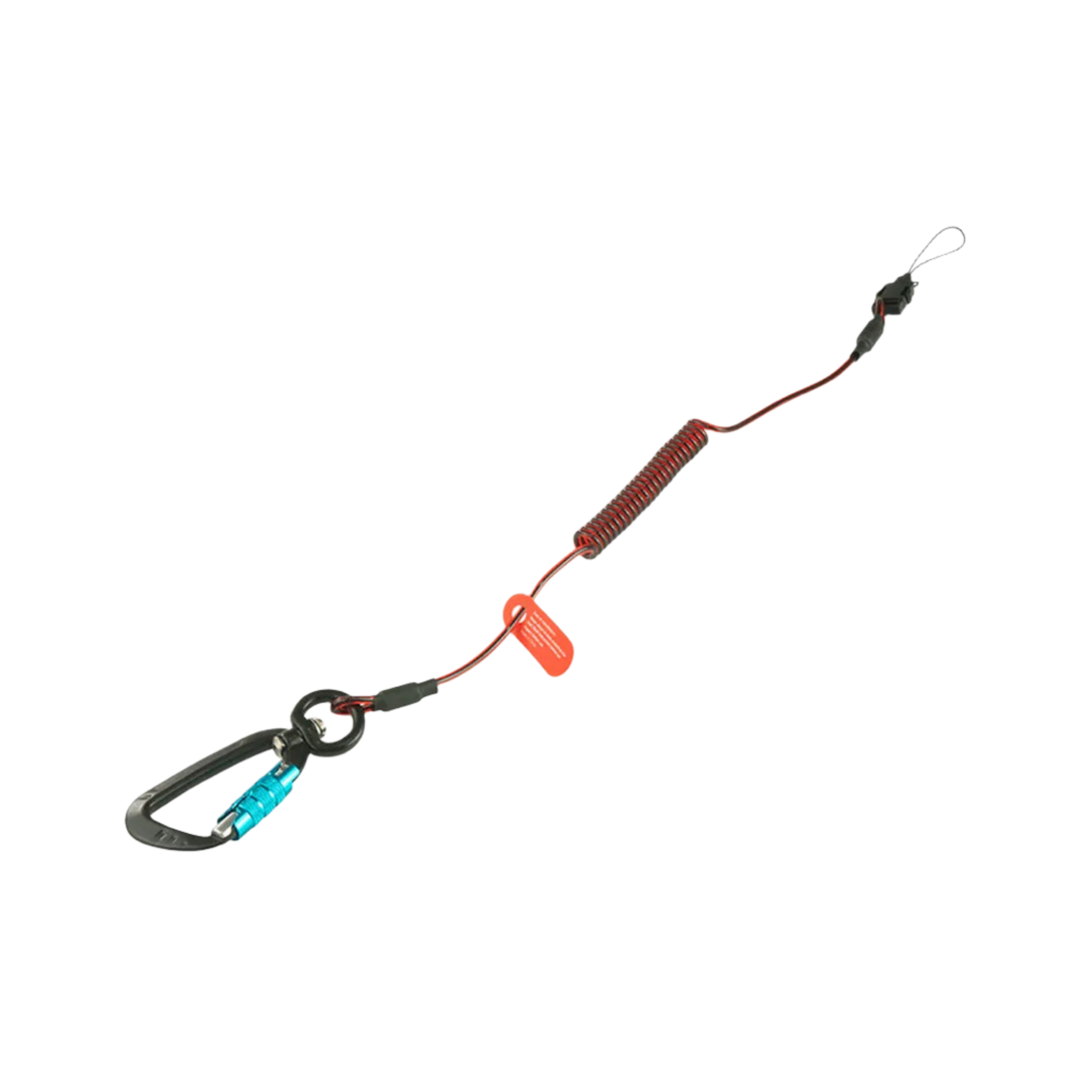 GRIPPS® Coil E-Tether With Dual-Locking Carabiner - 0.5kg / 1.1lb