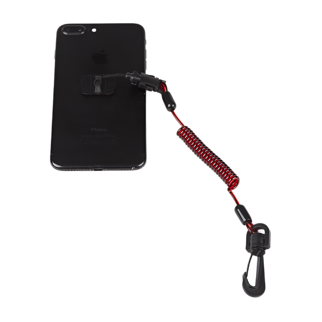 GRIPPS Coil E-Tether With Poly Clip & E-Catch (Non-Conductive)