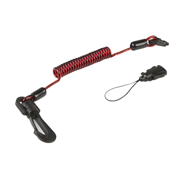 GRIPPS Coil E-Tether With Poly Clip (Non-Conductive)