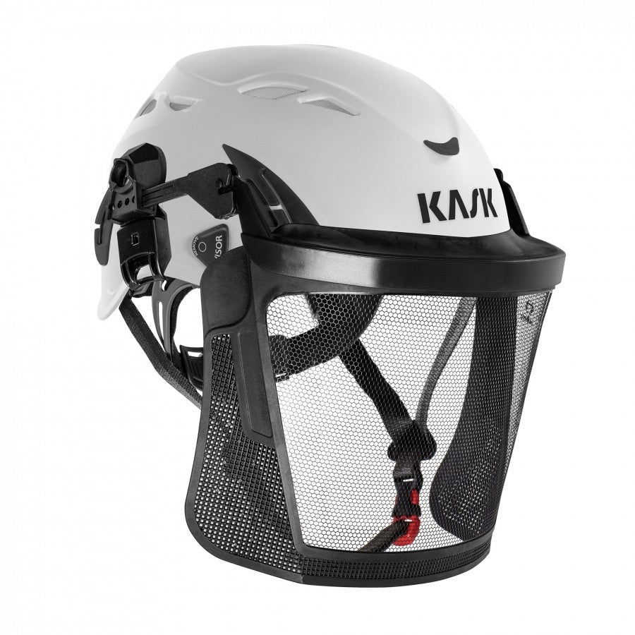 KASK Metal Mesh Visor - Compatible with KASK Super plasma Series helmets.